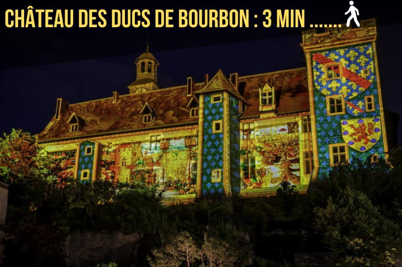 Centre-Ville - Gare - Jardin Wilson - Chateau Bourbon 몽뤼꽁 외부 사진